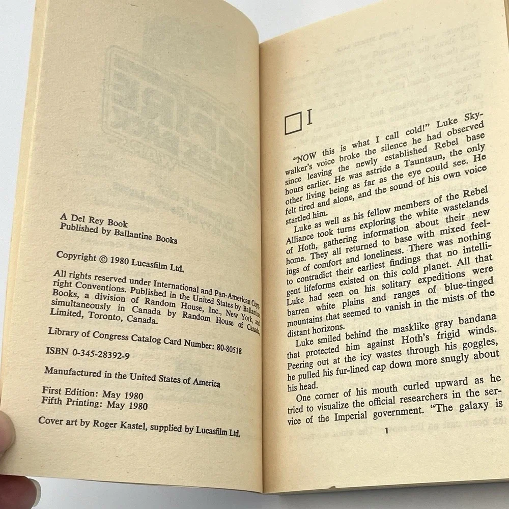 Star Wars: The Empire Strikes Back Vintage Paperback by Donald‎ F. Glut 1980